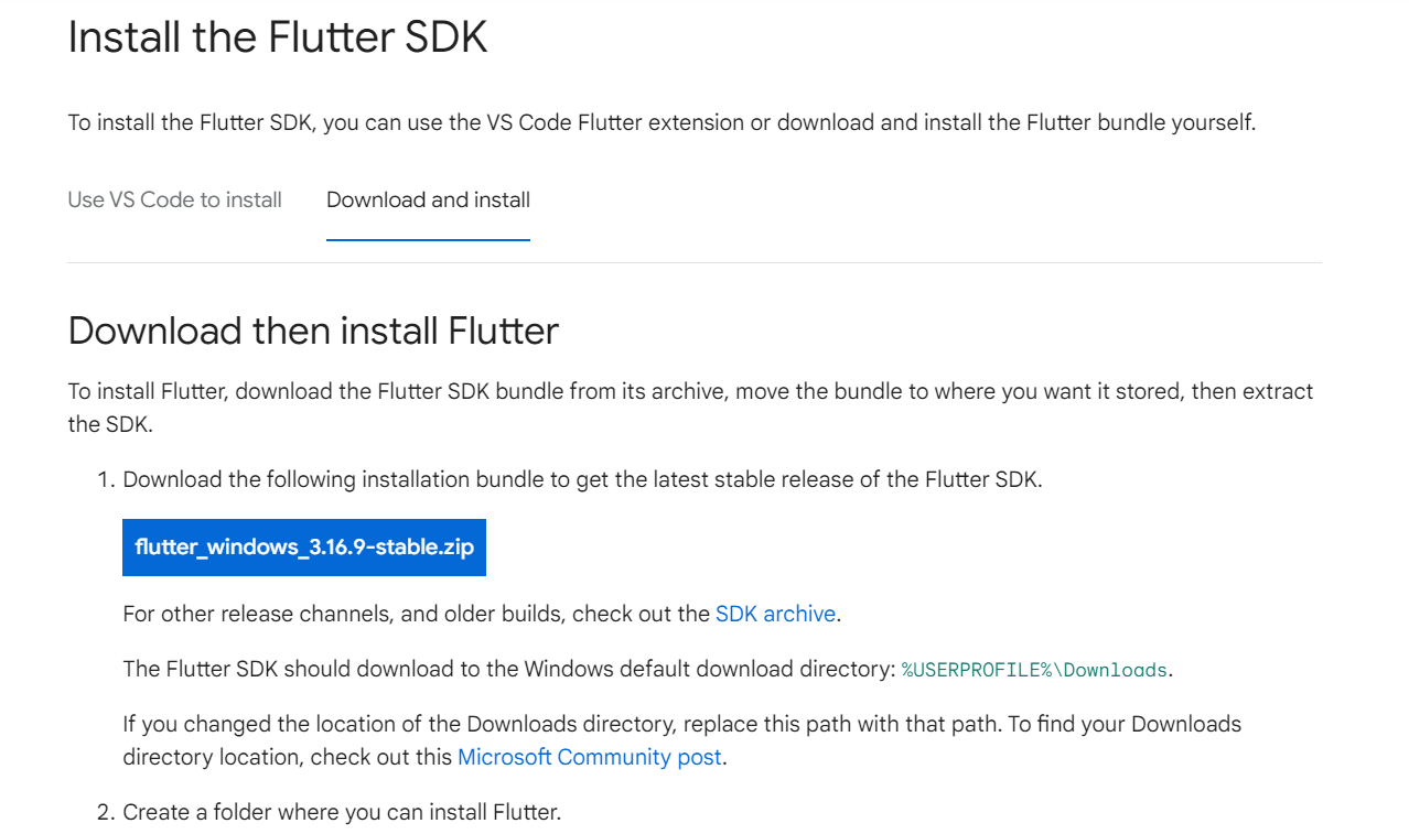 install Flutter